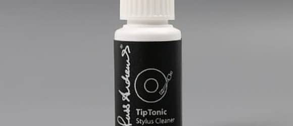 Bottle of TipTonic stylus cleaning fluid